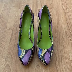 Snakeskin Nine West Heels